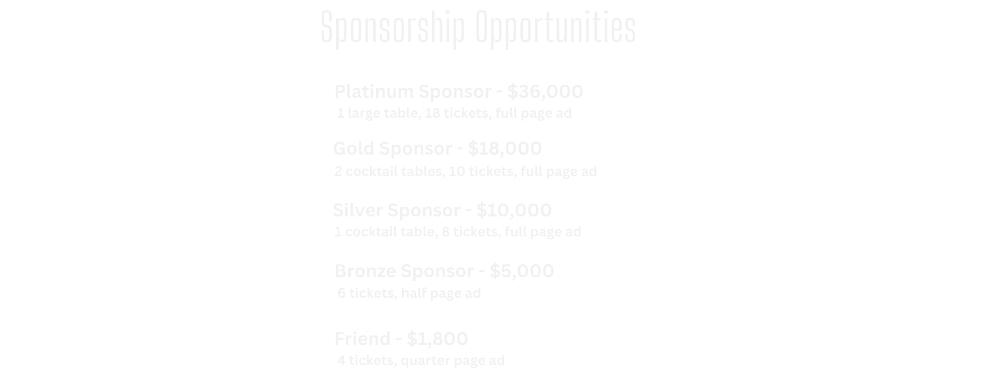 Bash sponsorships